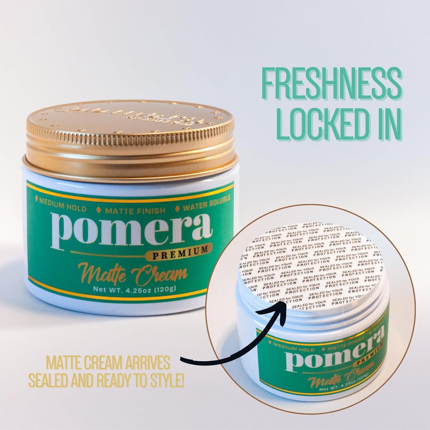 Pomera Matte Hair Cream, 4.25oz