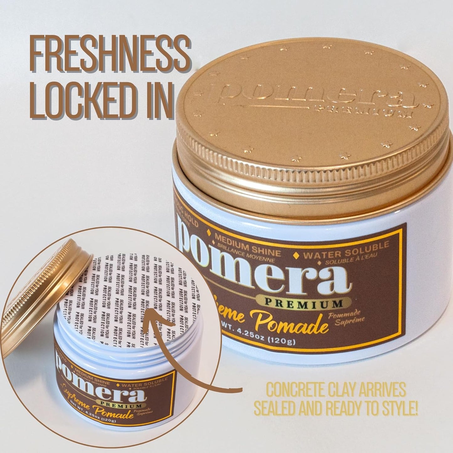 Pomera Supreme Hair Pomade, 4.25oz