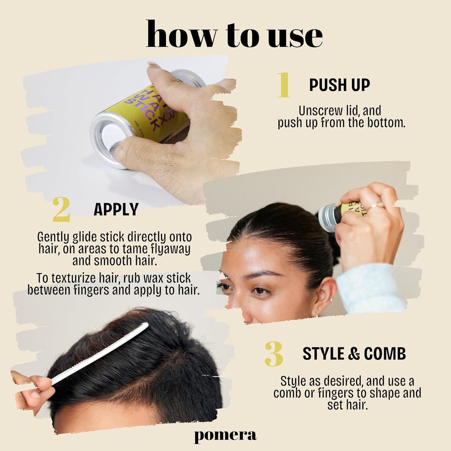 Pomera Hair Wax Stick